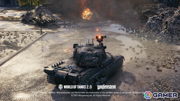 「World of Tanks」とMachineGamesの代表作「Wolfenstein」のコラボが10月2日より開催！B.J.ブラスコヴィッチが戦車長として登場の画像