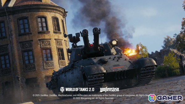 「World of Tanks」とMachineGamesの代表作「Wolfenstein」のコラボが10月2日より開催！B.J.ブラスコヴィッチが戦車長として登場の画像