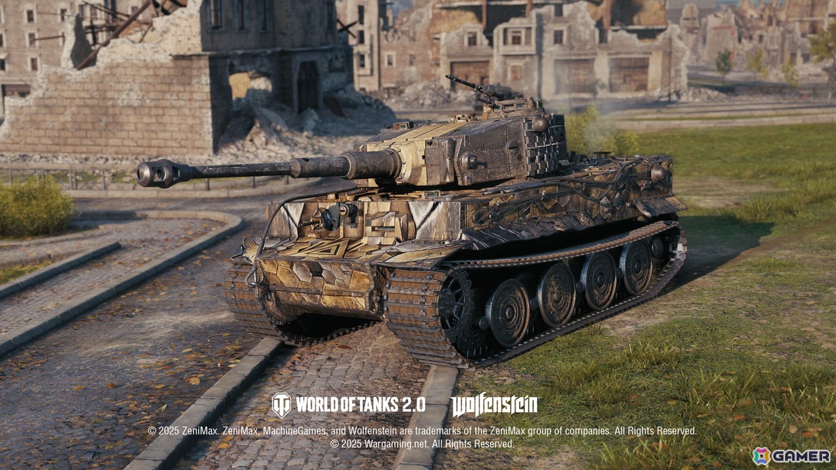 「World of Tanks」とMachineGamesの代表作「Wolfenstein」のコラボが10月2日より開催！B.J.ブラスコヴィッチが戦車長として登場の画像