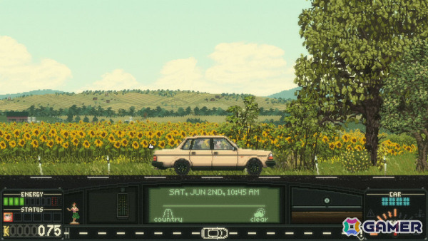 ピクセルアートのオープンワールドをのんびり旅するドライブRPG「Keep Driving」が日本語に対応！Steamオータムセールで20％オフにの画像2