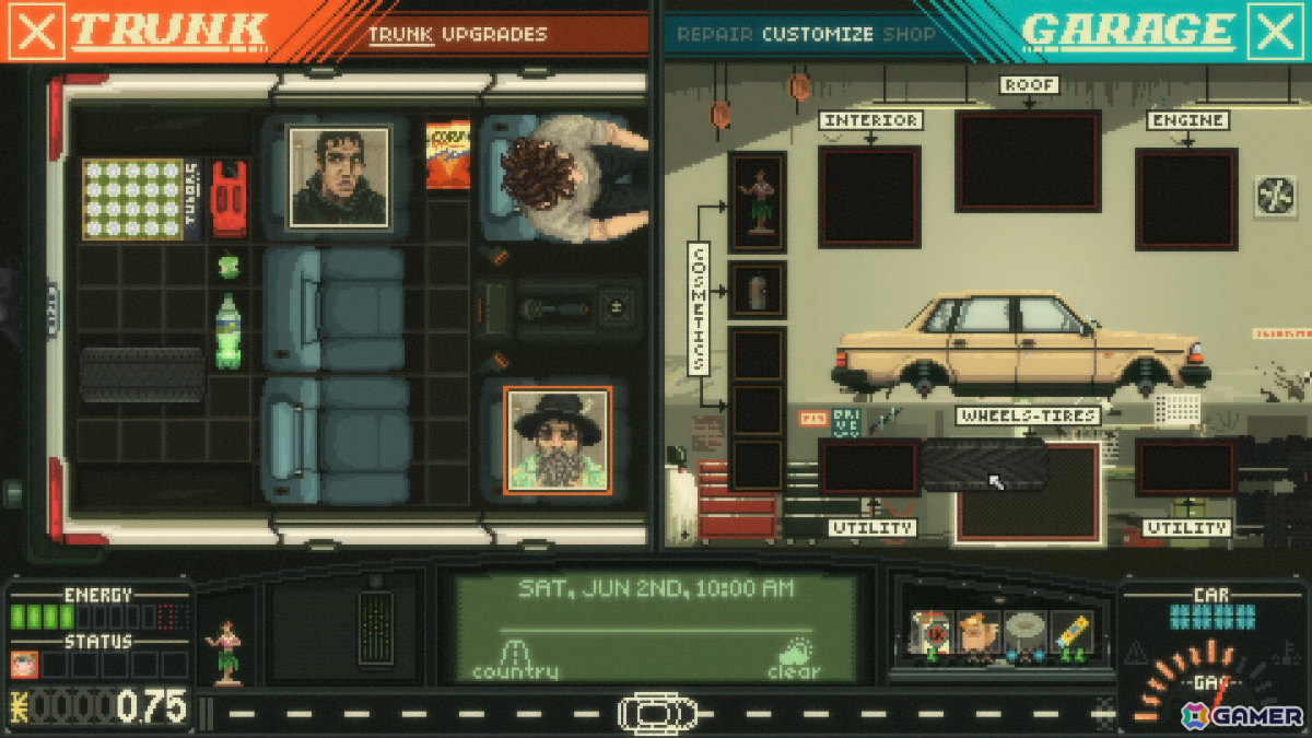 ピクセルアートのオープンワールドをのんびり旅するドライブRPG「Keep Driving」が日本語に対応！Steamオータムセールで20％オフにの画像13