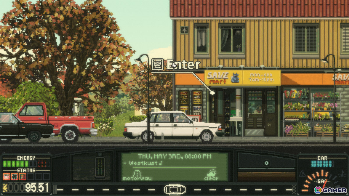 ピクセルアートのオープンワールドをのんびり旅するドライブRPG「Keep Driving」が日本語に対応！Steamオータムセールで20％オフにの画像8