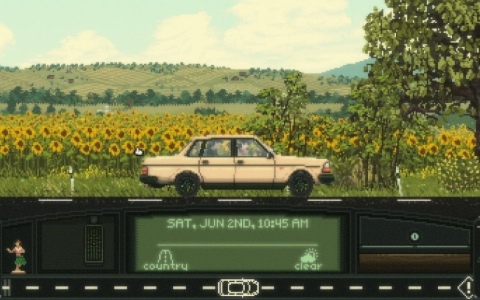 ピクセルアートのオープンワールドをのんびり旅するドライブRPG「Keep Driving」が日本語に対応！Steamオータムセールで20％オフに