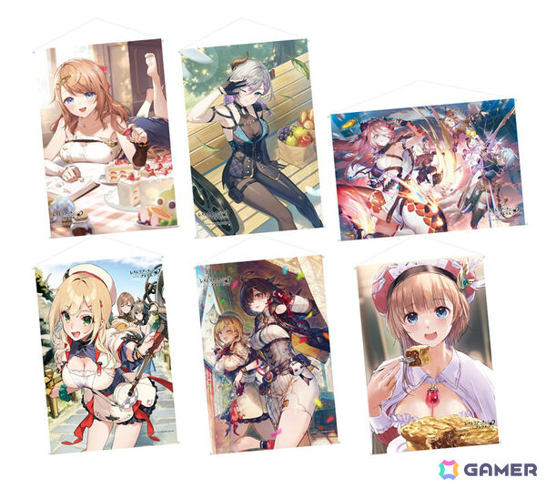 「レスレリアーナのアトリエ」2周年記念グッズ＆くじが販売開始！海鵜げそ氏、tokki氏による描き下ろしB2タペストリーなどがラインナップの画像2
