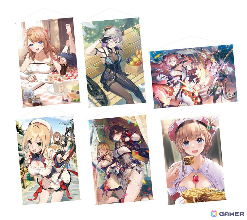 「レスレリアーナのアトリエ」2周年記念グッズ＆くじが販売開始！海鵜げそ氏、tokki氏による描き下ろしB2タペストリーなどがラインナップの画像