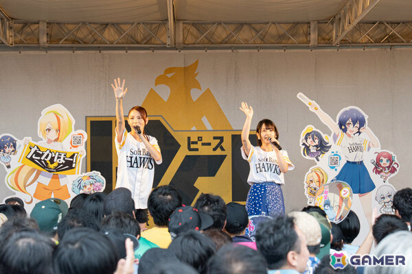 「劇場版ゾンビランドサガ ゆめぎんがパラダイス」×福岡ソフトバンクホークスのコラボイベントが開催！田野アサミさん、種田梨沙さんが始球式に挑戦の画像4
