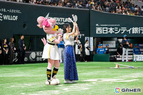 「劇場版ゾンビランドサガ ゆめぎんがパラダイス」×福岡ソフトバンクホークスのコラボイベントが開催！田野アサミさん、種田梨沙さんが始球式に挑戦の画像7