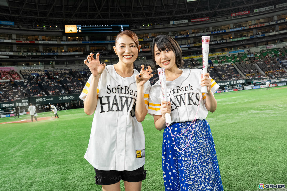 「劇場版ゾンビランドサガ ゆめぎんがパラダイス」×福岡ソフトバンクホークスのコラボイベントが開催!田野アサミさん、種田梨沙さんが始球式に挑戦の画像