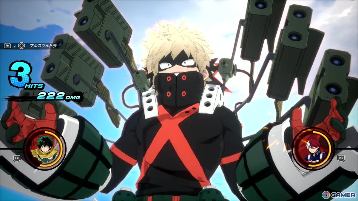 「僕のヒーローアカデミア All's Justice」は3vs3の“個性”バトルが熱い！1-A生徒のプレイアブル化や「チームアップミッション」も体験【先行プレイ】の画像