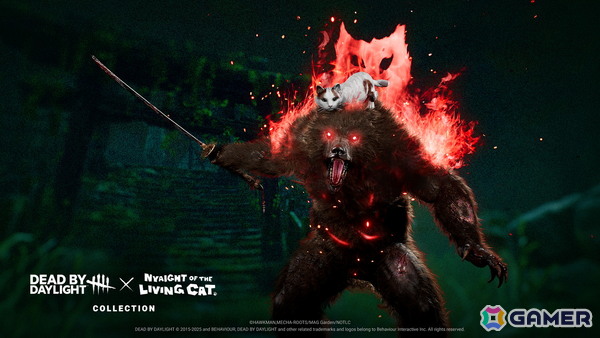 「Dead by Daylight」にアニメ「ニャイト・オブ・ザ・リビングキャット」コレクションが登場！猫が本体？なスキン「残忍なグリズリー」が登場の画像3