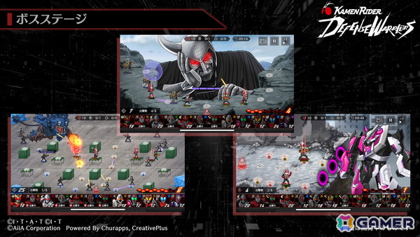 TV放映全シリーズ仮面ライダー登場のタワーディフェンスゲーム「仮面ライダー DEFENSE WARRIORS」が事前登録開始！の画像3