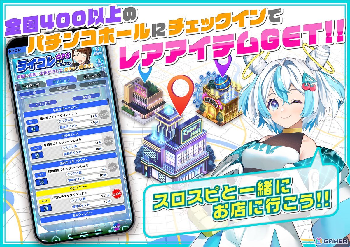 ダイナムPB機「夏色日記」も搭載のバーチャルホールアプリ「スロパチスピリット」が配信!現役機種から往年の名機まで楽しめるの画像