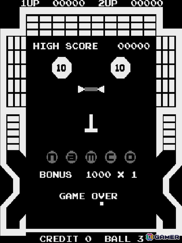 ナムコ初の自社開発タイトルとなるブロック崩しゲーム「ジービー」がアーケードアーカイブス/アーケードアーカイブス2として10月2日に配信！の画像