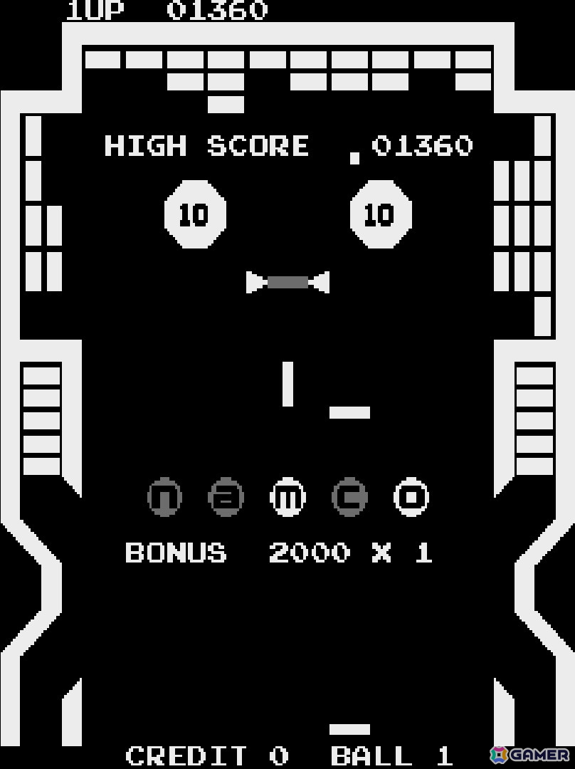 ナムコ初の自社開発タイトルとなるブロック崩しゲーム「ジービー」がアーケードアーカイブス/アーケードアーカイブス2として10月2日に配信！の画像3