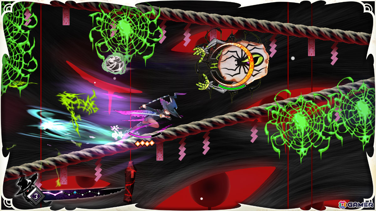 「魔女ガミ－The Witch of Luludidea－」神速スラッシュアクションや変身を楽しめる体験版が配信！の画像7