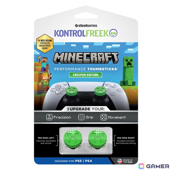KontrolFreek、マイクラのクリーパーを模したスティックカバーを10月10