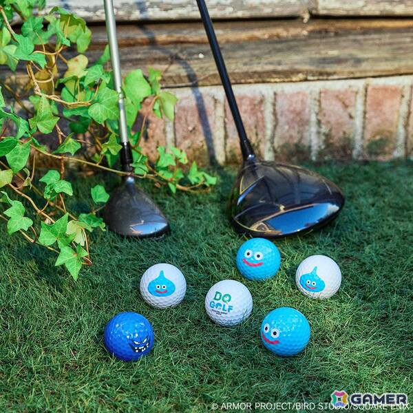 「ドラゴンクエスト」シリーズのゴルフ用品ブランド「DRAGON QUEST GOLF」のスライムフェイスデザインゴルフボールがUSGA/R&A公認球に認定!の画像