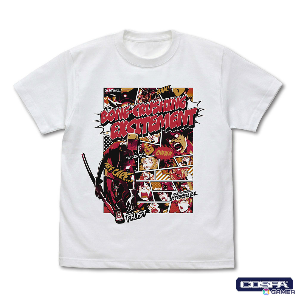 「GUILTY GEAR -STRIVE-」ファウストの“エキサイティング骨折”Tシャツやブリジットの屋外対応ステッカーなど新グッズが12月中旬に発売！の画像