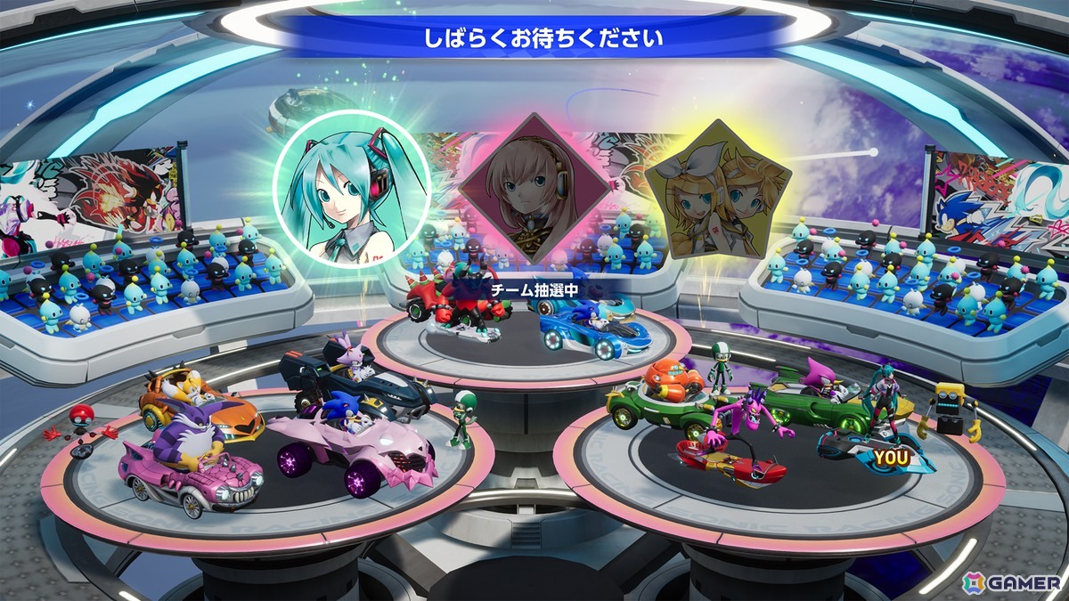 ソニックレーシング クロスワールド」でコラボイベント「初音ミク