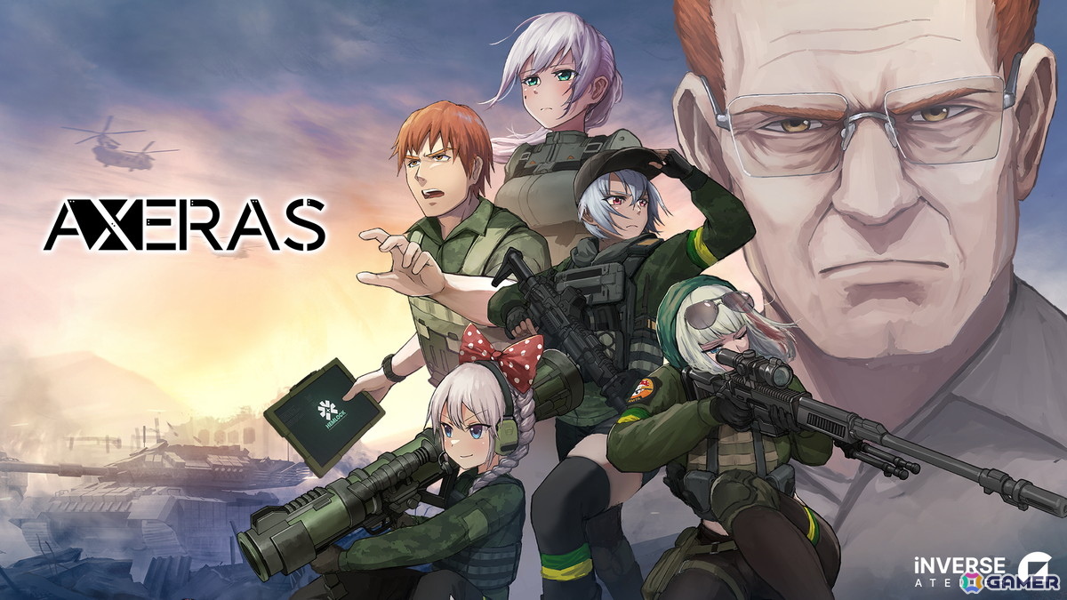 重厚なテーマを手描きアニメで描くタクティカルミリタリーJRPG「AXERAS」がSteamで配信決定!2026年1月にはプロローグ体験版を配信の画像