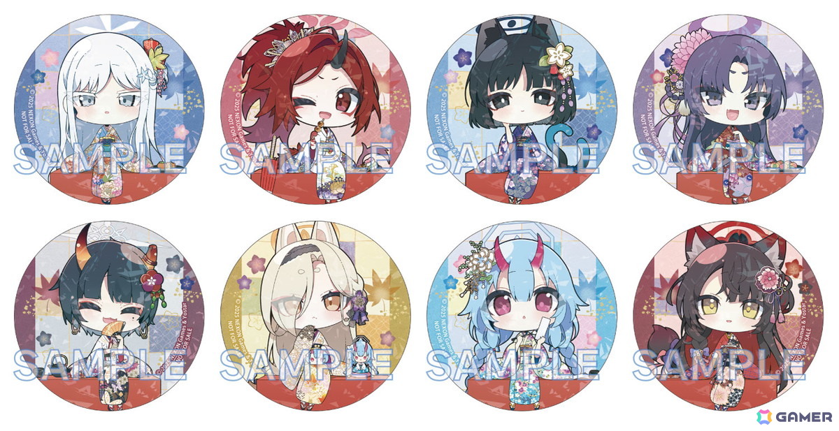 ブルーアーカイブ　京都スタンプラリー　特典缶バッチセット　5セット ブルーアーカイブ ～いとうるはし☆紅葉たどる秋の京都旅～」が10月31