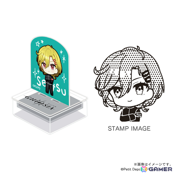 アニメ「グノーシア」120種以上のキャラ印.comオリジナルグッズが登場!学園風に描き起こされた乗員たちのアクスタンプやステッカーなどがラインナップの画像