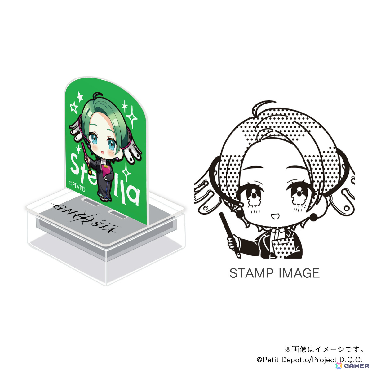 アニメ「グノーシア」120種以上のキャラ印.comオリジナルグッズが登場！学園風に描き起こされた乗員たちのアクスタンプやステッカーなどがラインナップの画像69