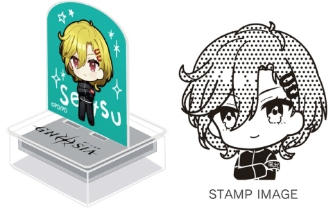 アニメ「グノーシア」120種以上のキャラ印.comオリジナルグッズが登場!学園風に描き起こされた乗員たちのアクスタンプやステッカーなどがラインナップ