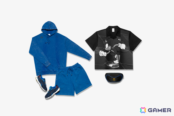 PUMAとソニックのコラボシューズやアパレル商品が10月30日に発売!シャドウとテイルスも仲間入りの画像
