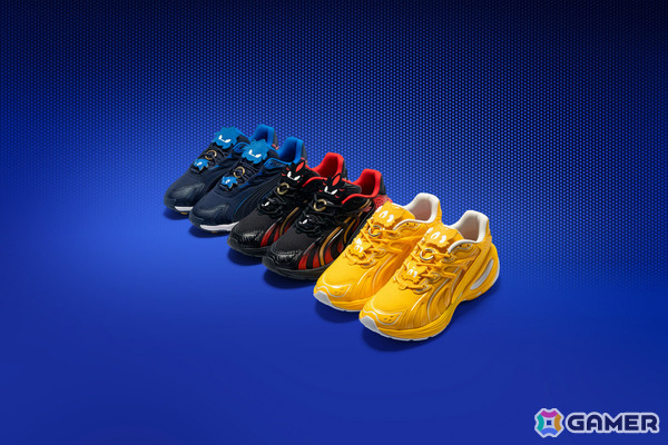PUMAとソニックのコラボシューズやアパレル商品が10月30日に発売!シャドウとテイルスも仲間入りの画像