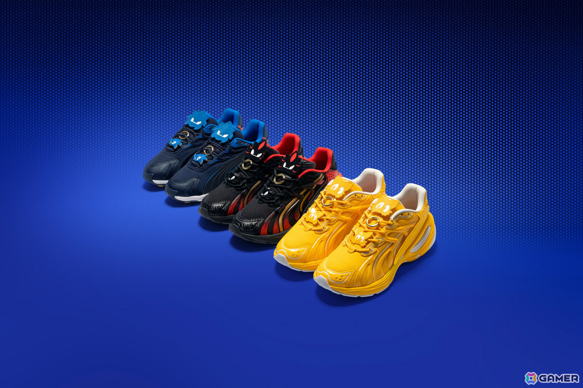 PUMAとソニックのコラボシューズやアパレル商品が10月30日に発売！シャドウとテイルスも仲間入りの画像4