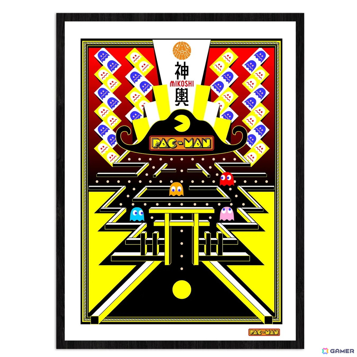 「PAC-MAN」誕生45周年を記念したオリジナルアート展示＆販売会がギャラリーアン（京都市）で10月15日より開催！の画像