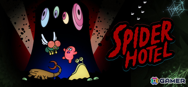 獲物を狩るクモと逃げまわる虫たちの非対称型マルチプレイヤー鬼ごっこゲーム「スパイダーホテル」体験版が公開！の画像1