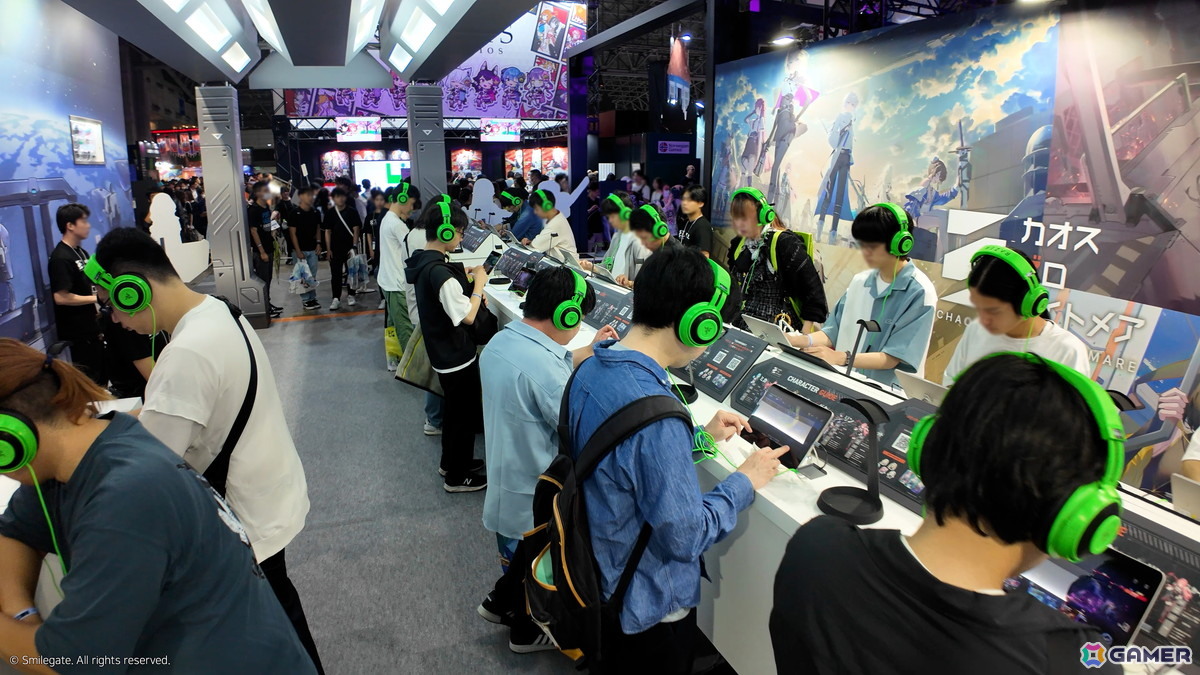 TGS2025のスマイルゲートブースには2万人以上が来場―「カオスゼロナイトメア」「MIRESI：視えない未来」の試遊には最長で約2時間の待機列もの画像3