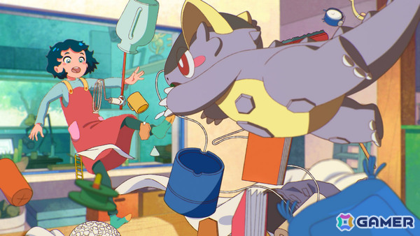 ポケモンアニメ「POKÉTOON」最新作「めがはなせないね ガルーラ」が公開！ポケモンバトル実況者のお母さんに憧れる少女とガルーラの物語の画像