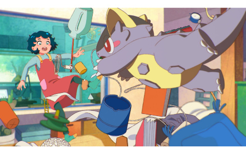 ポケモンアニメ「POKÉTOON」最新作「めがはなせないね ガルーラ」が公開！ポケモンバトル実況者のお母さんに憧れる少女とガルーラの物語