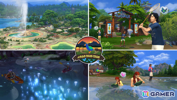 「ザ・シムズ4」カヤックやダイビングなど自然の中で休暇を満喫できる拡張パック「Adventure Awaits」が配信！の画像2
