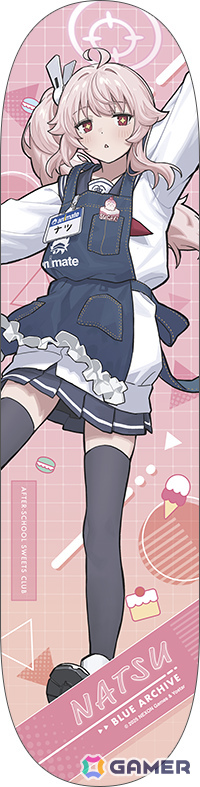 「ブルアカ」放課後スイーツ部の描き下ろしイラストをダイナミックに楽しめるスケートデッキが登場！受注受付がスタートの画像