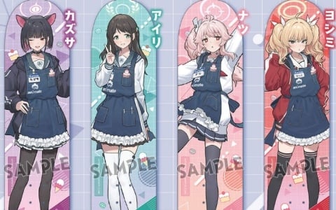 「ブルアカ」放課後スイーツ部の描き下ろしイラストをダイナミックに楽しめるスケートデッキが登場！受注受付がスタートの画像