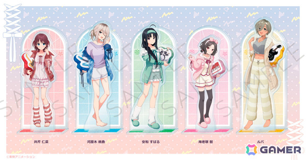 TVアニメ「ガールズバンドクライ」グッズフェアinアニメイト2025が12月19日より開催！ルームウェア姿の仁菜たちが描き下ろしで登場の画像5