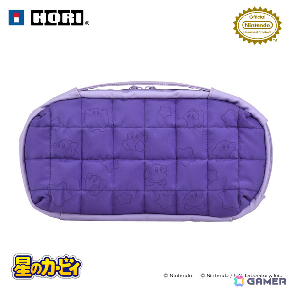 「星のカービィ」カービィ＆ワドルディがデザインされたSwitch 2向けリバーシブルまるごと収納バッグ、キルティングミディアムポーチが11月に発売！の画像6