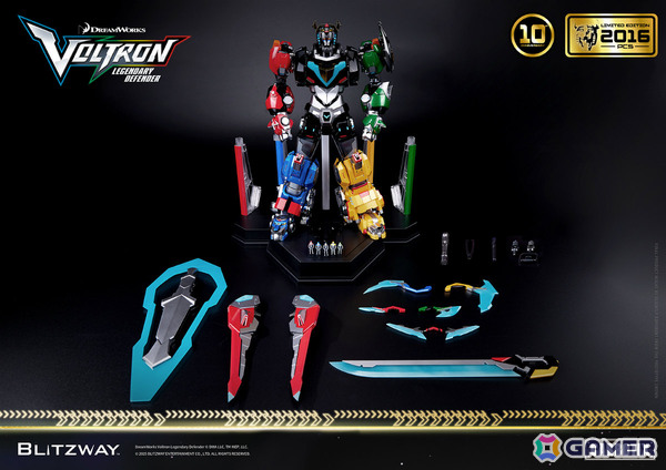 アニメ「ヴォルトロン」の10周年を記念した「CARBOTIX ヴォルトロン」が日本でも登場！各ライオンモードへの完全変形・合体が可能の画像5