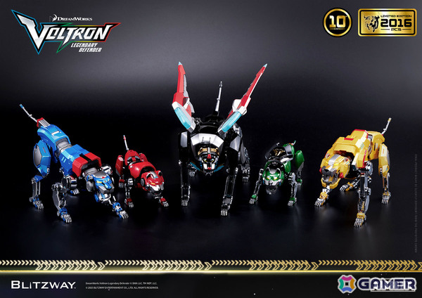 アニメ「ヴォルトロン」の10周年を記念した「CARBOTIX ヴォルトロン」が日本でも登場！各ライオンモードへの完全変形・合体が可能の画像6