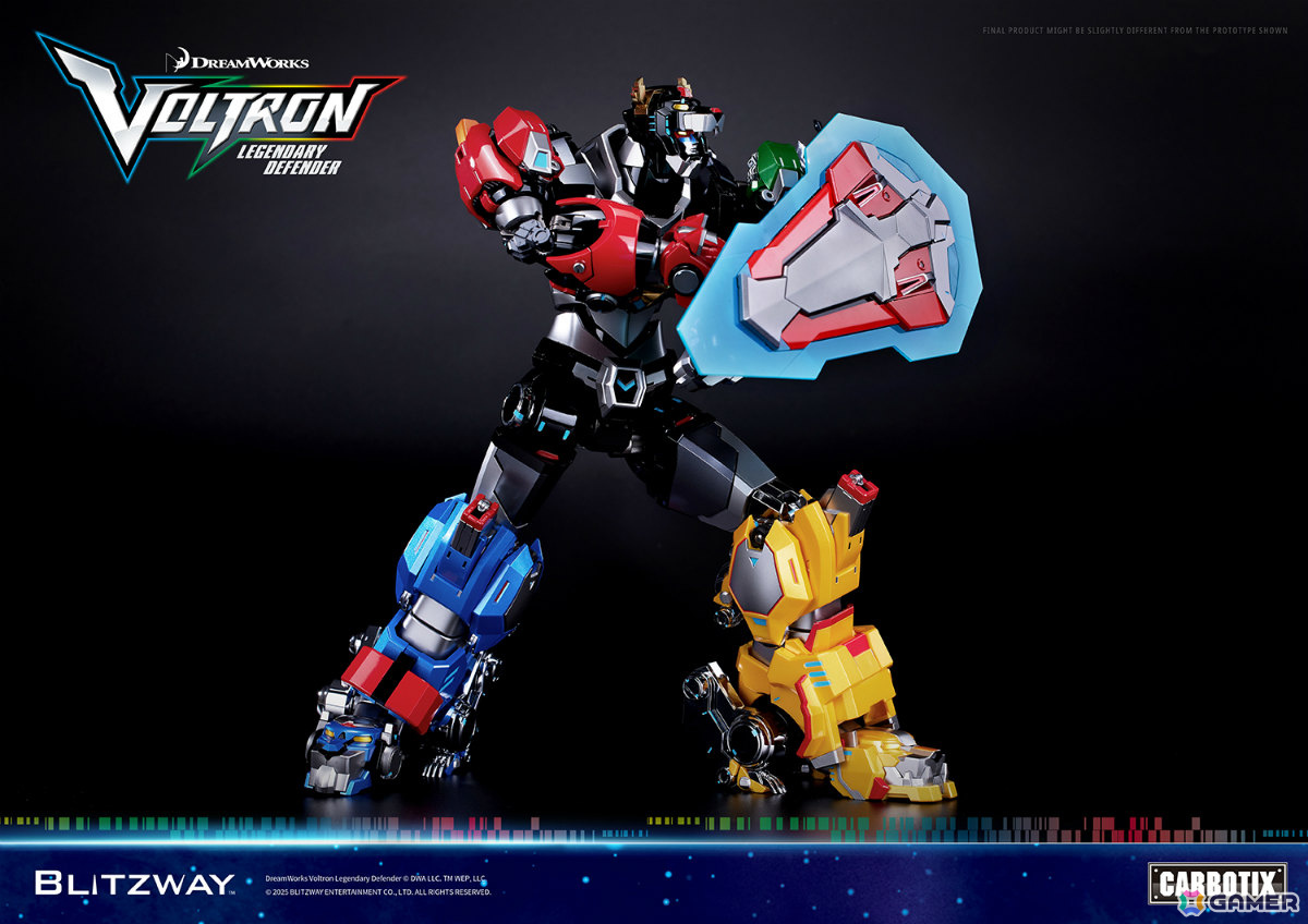 アニメ「ヴォルトロン」の10周年を記念した「CARBOTIX ヴォルトロン」が日本でも登場！各ライオンモードへの完全変形・合体が可能の画像