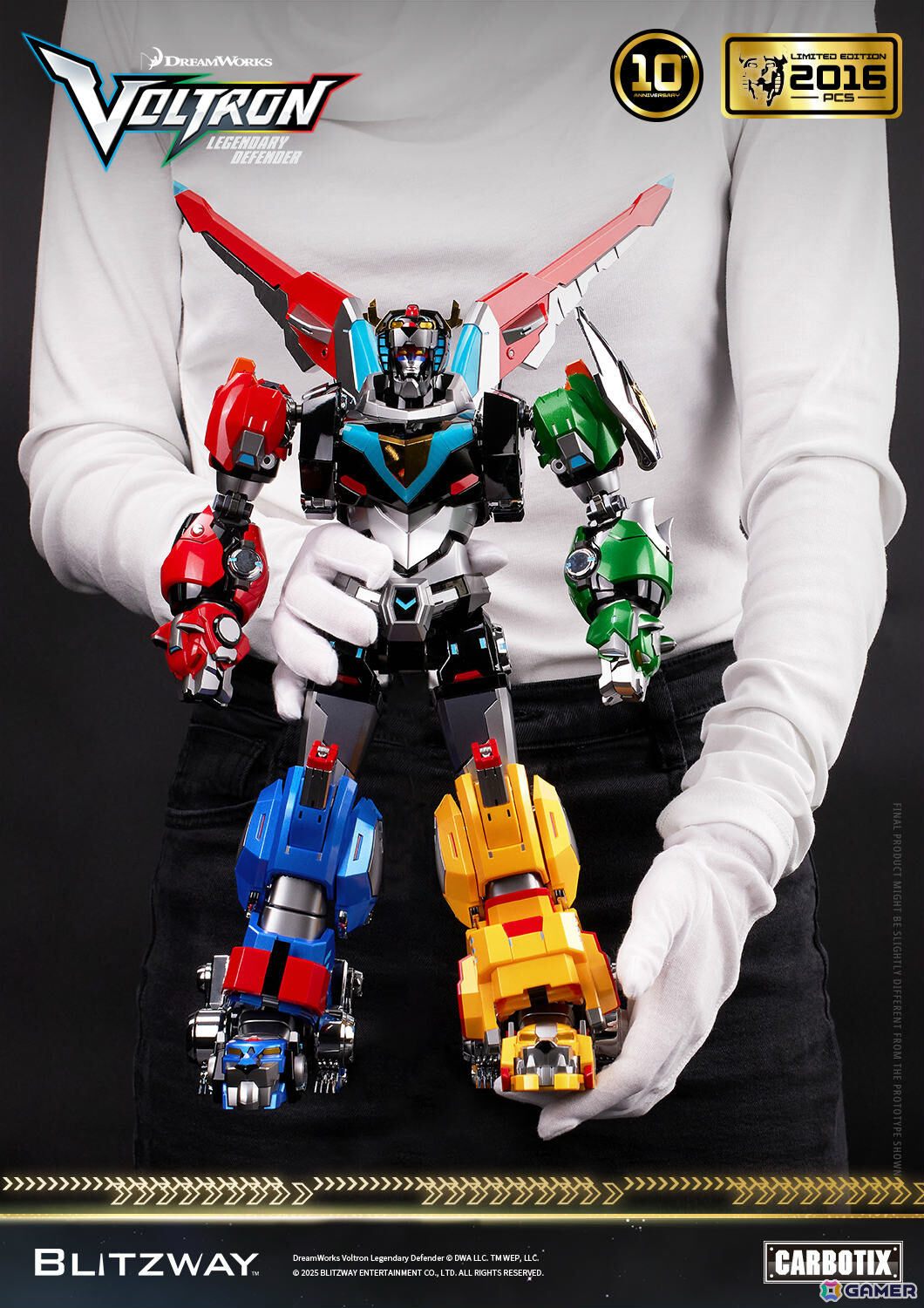 ■ゴライオン　27ｃｍ変形合体可動発光　30thヴォルトロン　トイナミ新品海外製 トイナミ VOLTRON 百獣王 ゴライオン プチ改造 レビュー
