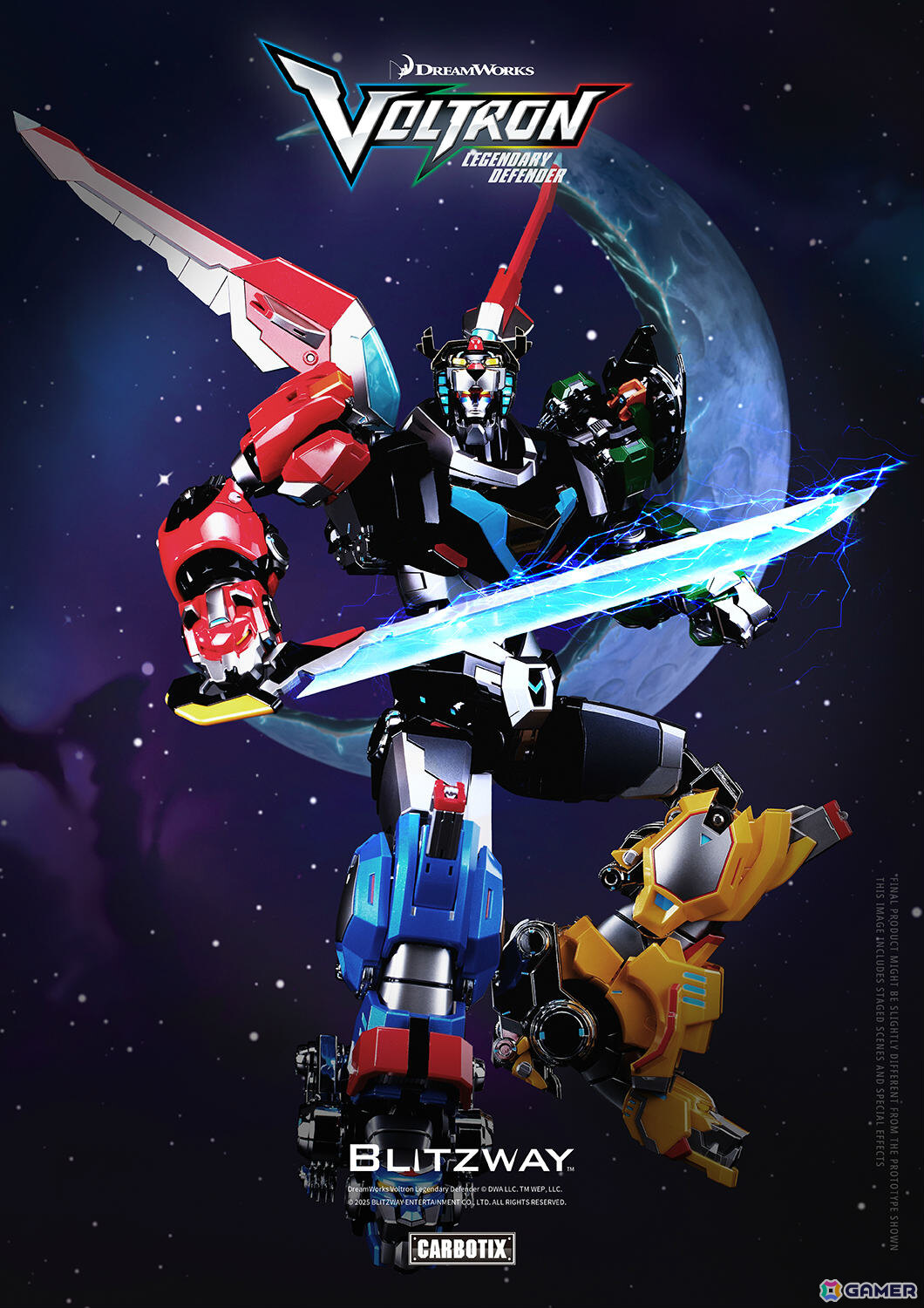 アニメ「ヴォルトロン」の10周年を記念した「CARBOTIX ヴォルトロン