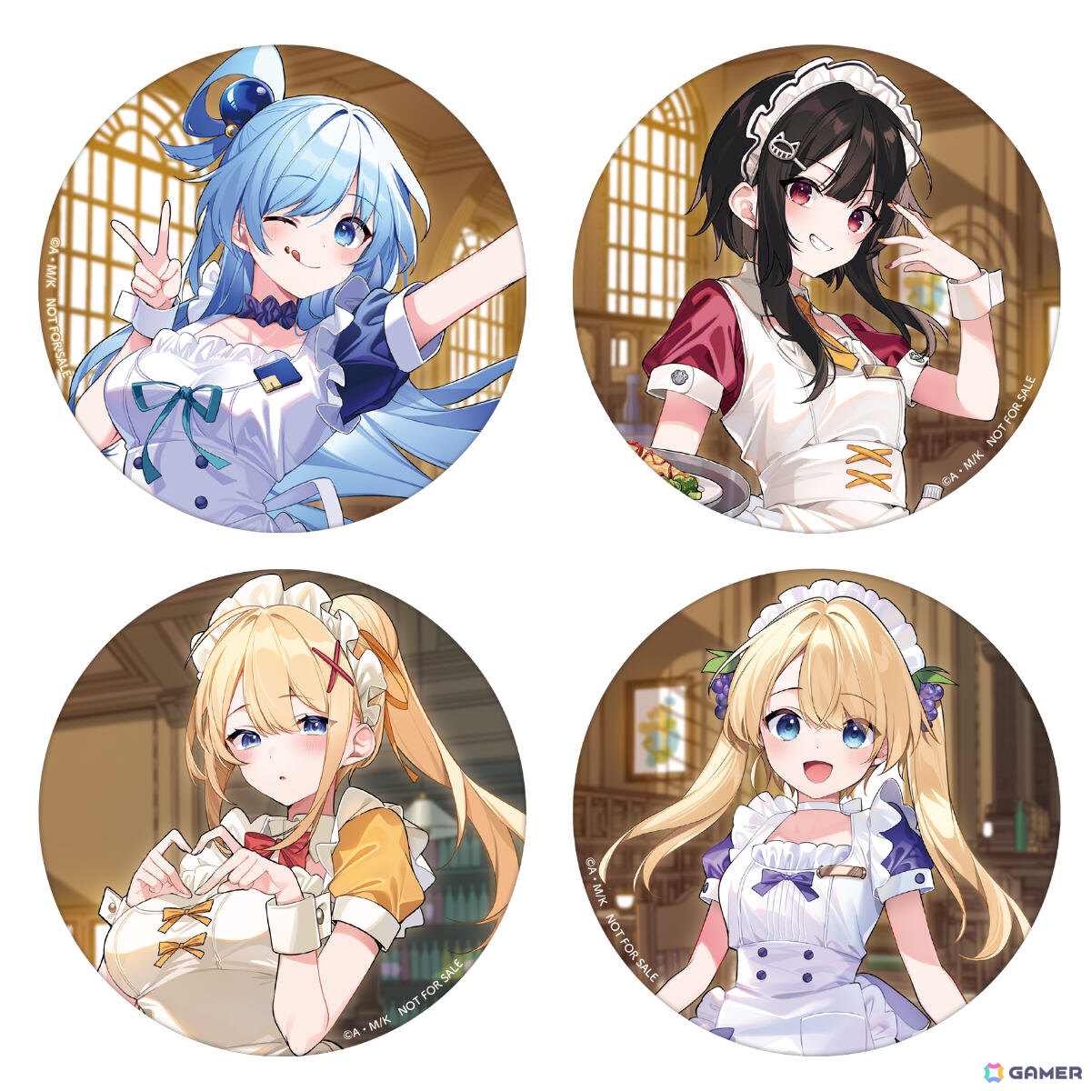 「このすば」のポップアップショップが10月25日より有楽町マルイで開催！メイド衣装のアクア、めぐみん、ダクネス、アイリスを三嶋くろね先生が描きおろしの画像2