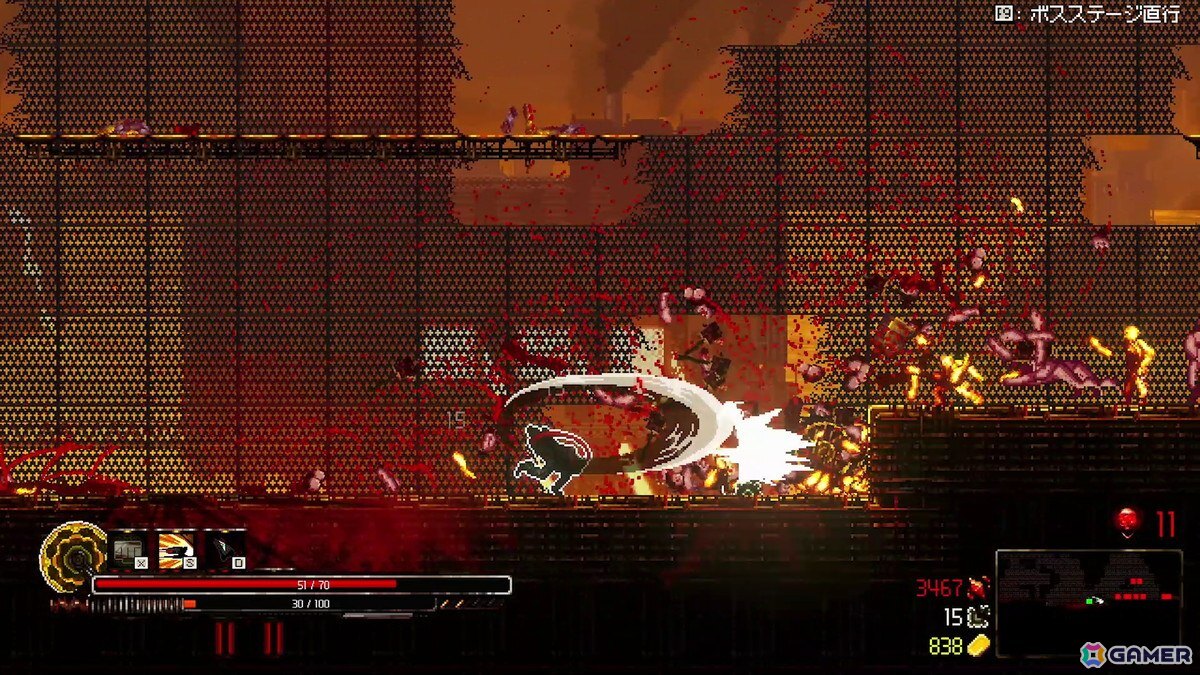 「HellPunk: Purgatorium」プレイレポート&インタビュー:地獄の2Dアクションローグライト、「Dead Cells」「Skul」の影響受けつつ自由度の高いビルドを目指す【TGS2025】の画像