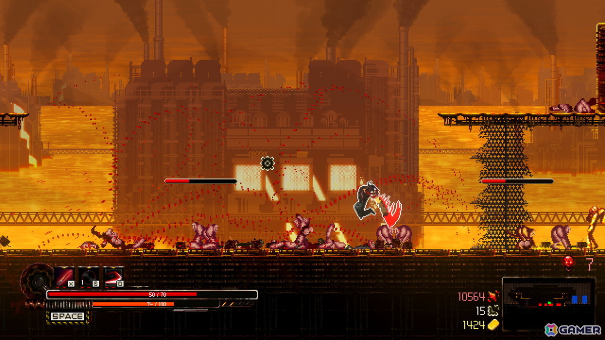 「HellPunk: Purgatorium」プレイレポート&インタビュー:地獄の2Dアクションローグライト、「Dead Cells」「Skul」の影響受けつつ自由度の高いビルドを目指す【TGS2025】の画像