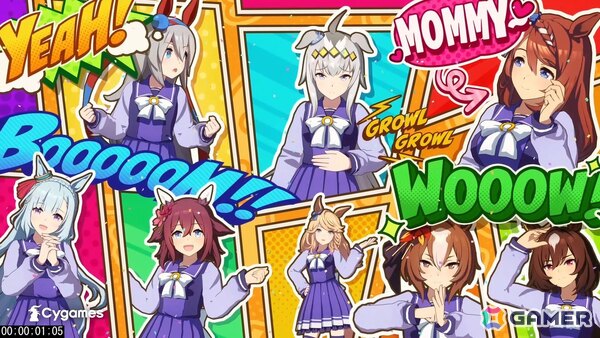 「ウマ娘」の新CM「Shake The World!!」篇が放送開始！アメコミ風タッチのウマ娘たちの愉快な様子とかわいらしい楽曲にも注目の画像